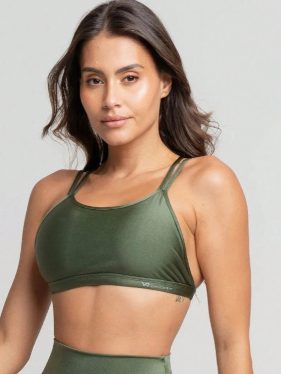Conjunto Short e Top Glow Costas Nuas