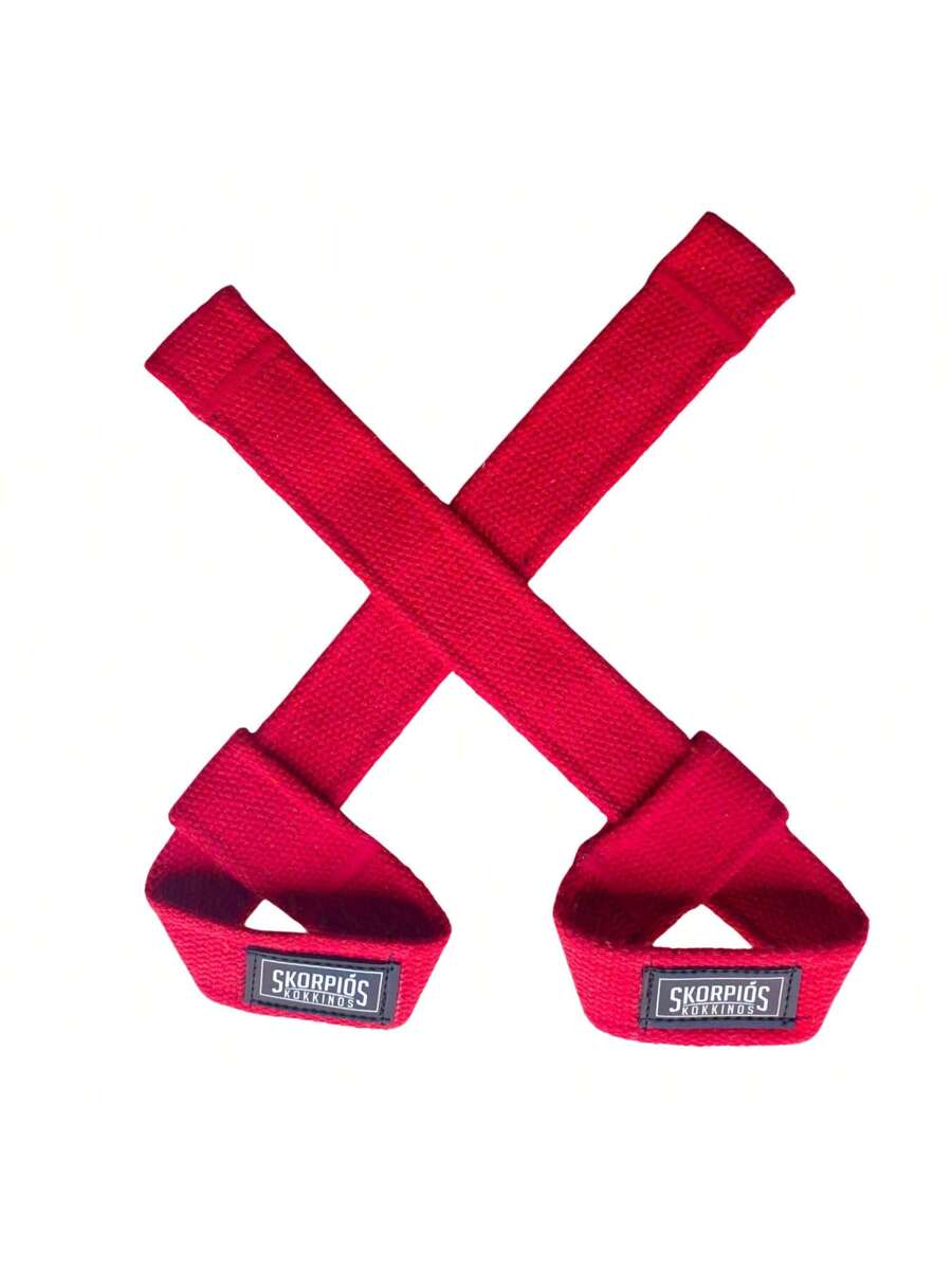 Par de Straps de Algodão para Musculação