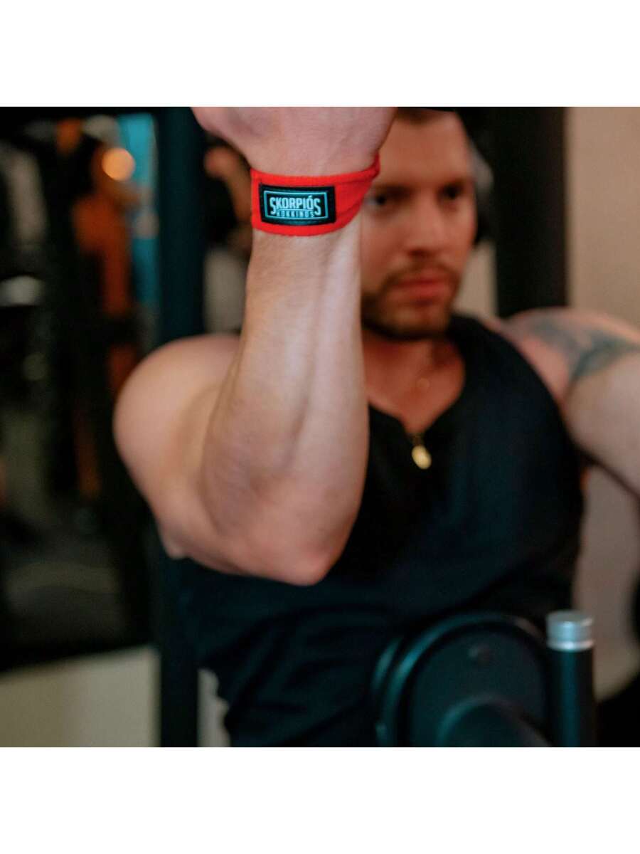 Par de Straps de Algodão para Musculação