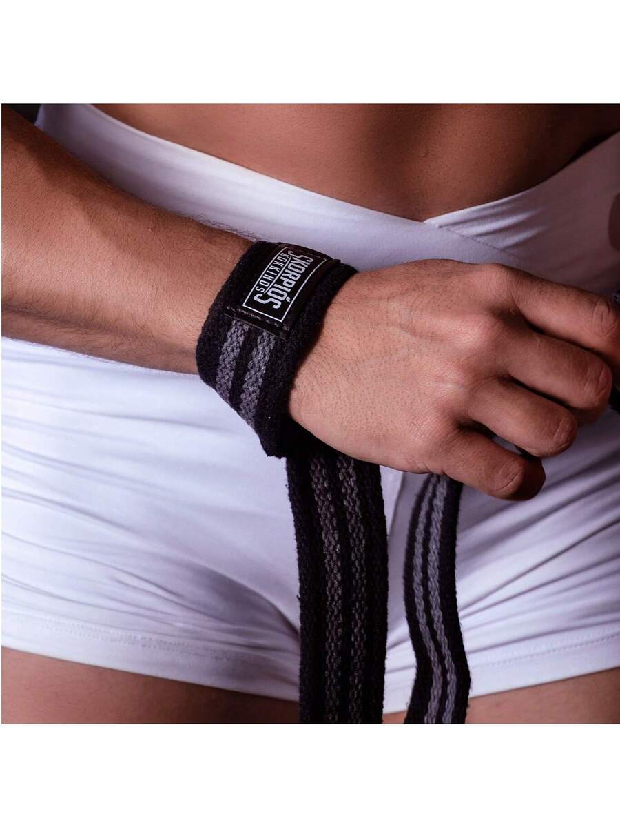 Par de Straps de Algodão para Musculação