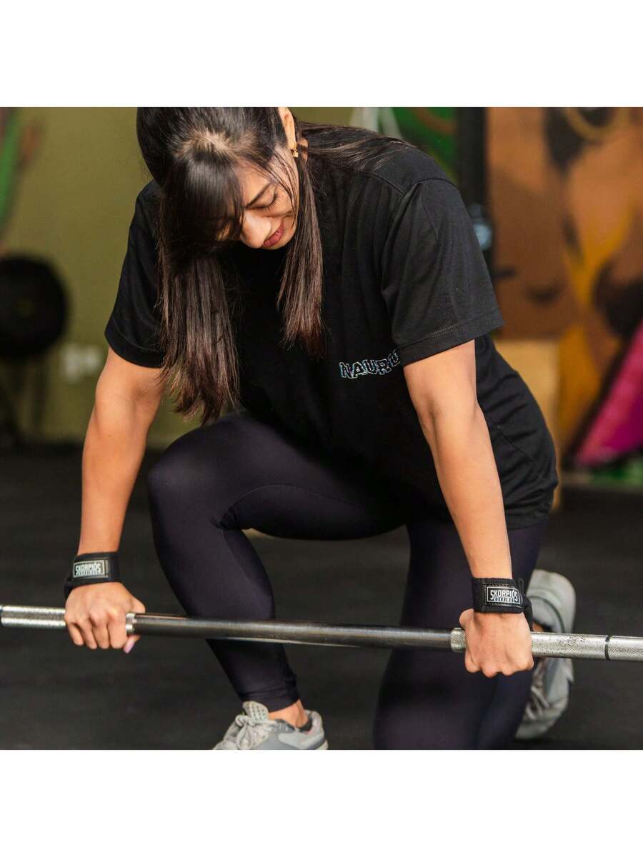 Par de Straps de Algodão para Musculação