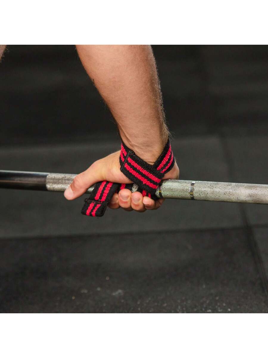 Par de Straps de Algodão para Musculação