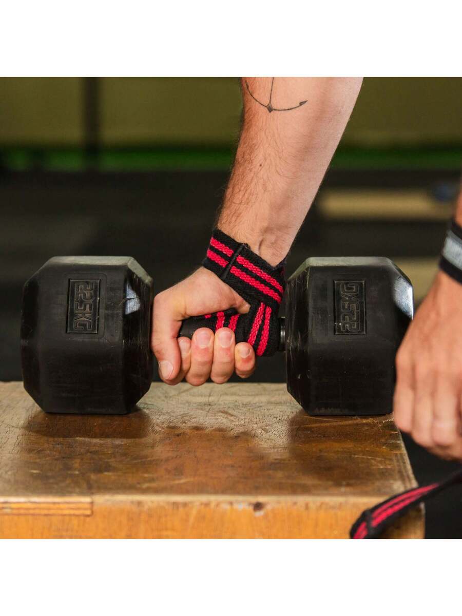 Par de Straps de Algodão para Musculação