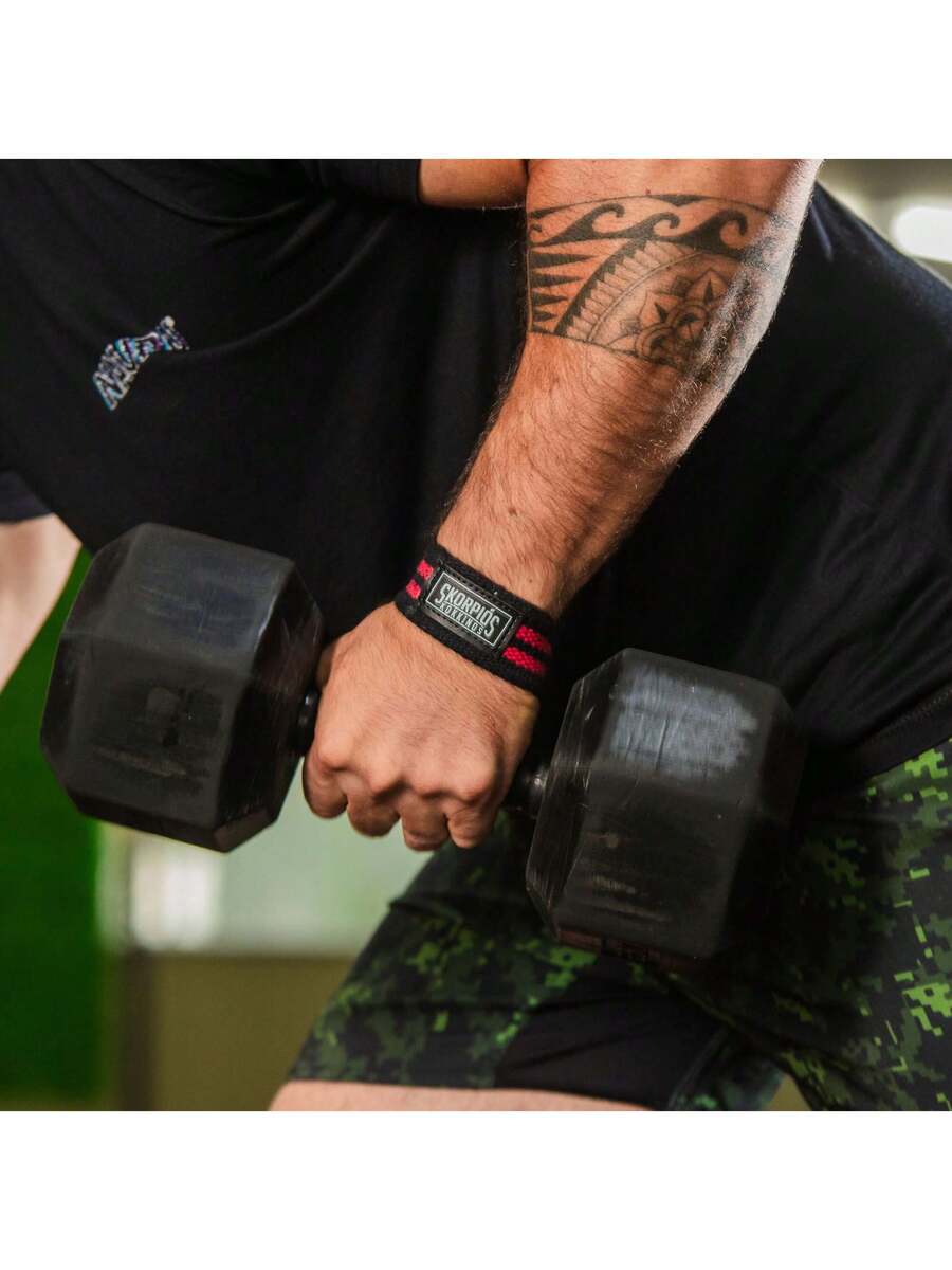 Par de Straps de Algodão para Musculação