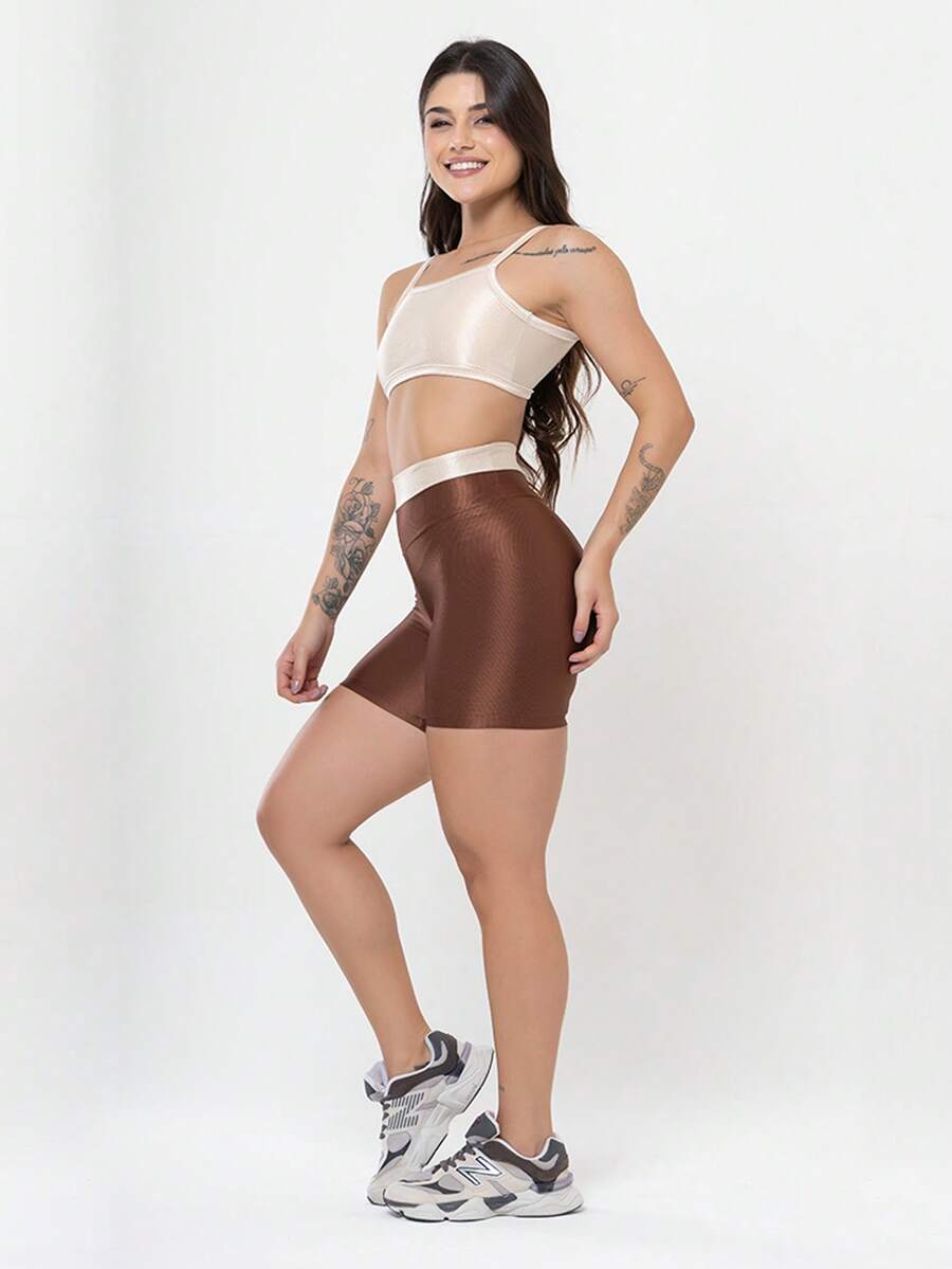 Conjunto Academia Canelado Brilhoso Duo