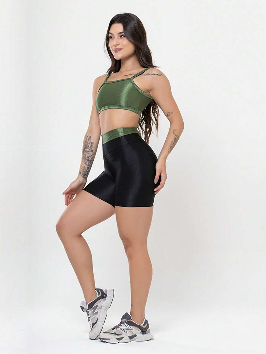 Conjunto Academia Canelado Brilhoso Duo
