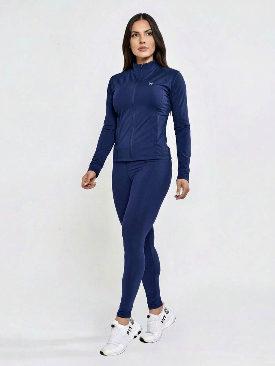 Kit 3 Peças Jaqueta, Top e Legging