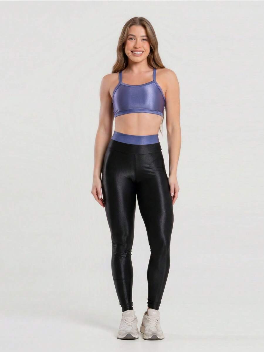 Conjunto Canelado Duo Calça e Top