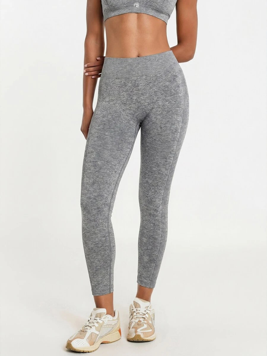 Legging Cintura Alta Canelada Sem Costura
