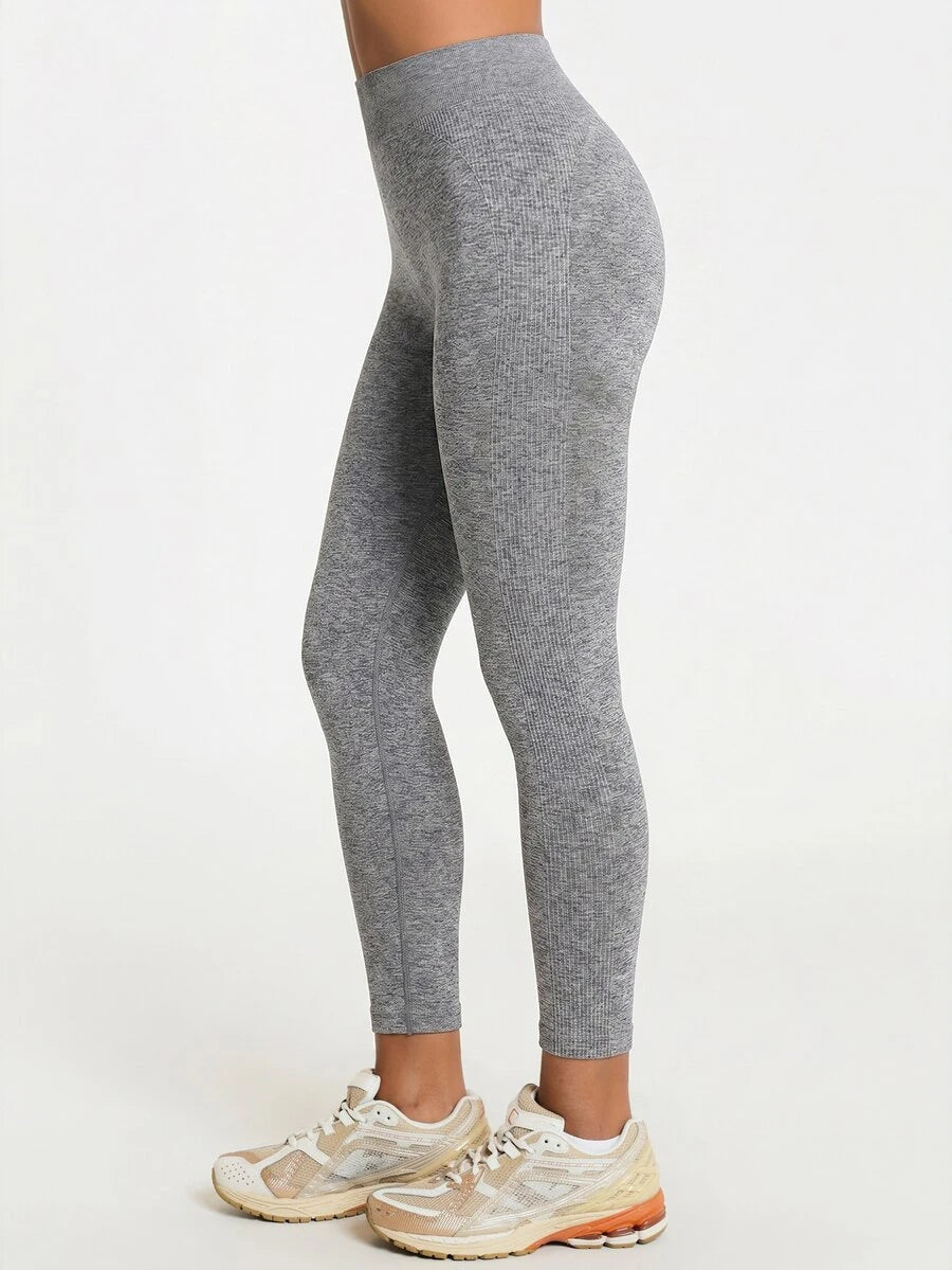 Legging Cintura Alta Canelada Sem Costura