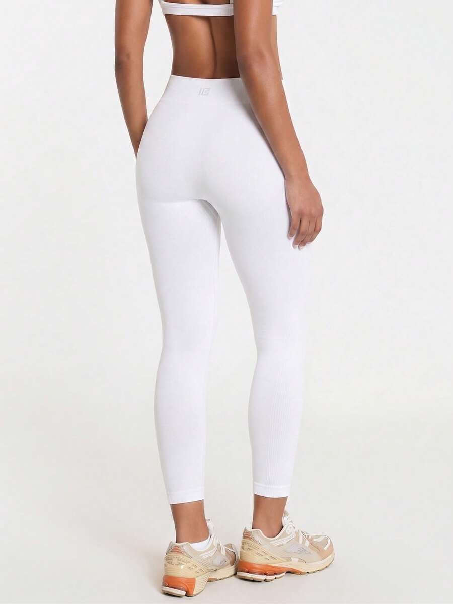 Legging Cintura Alta Canelada Sem Costura