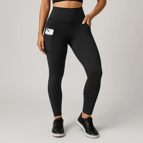 Kit 3 Leggings Cintura Alta com Bolso