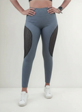Legging Arrastão com Detalhe em Rede