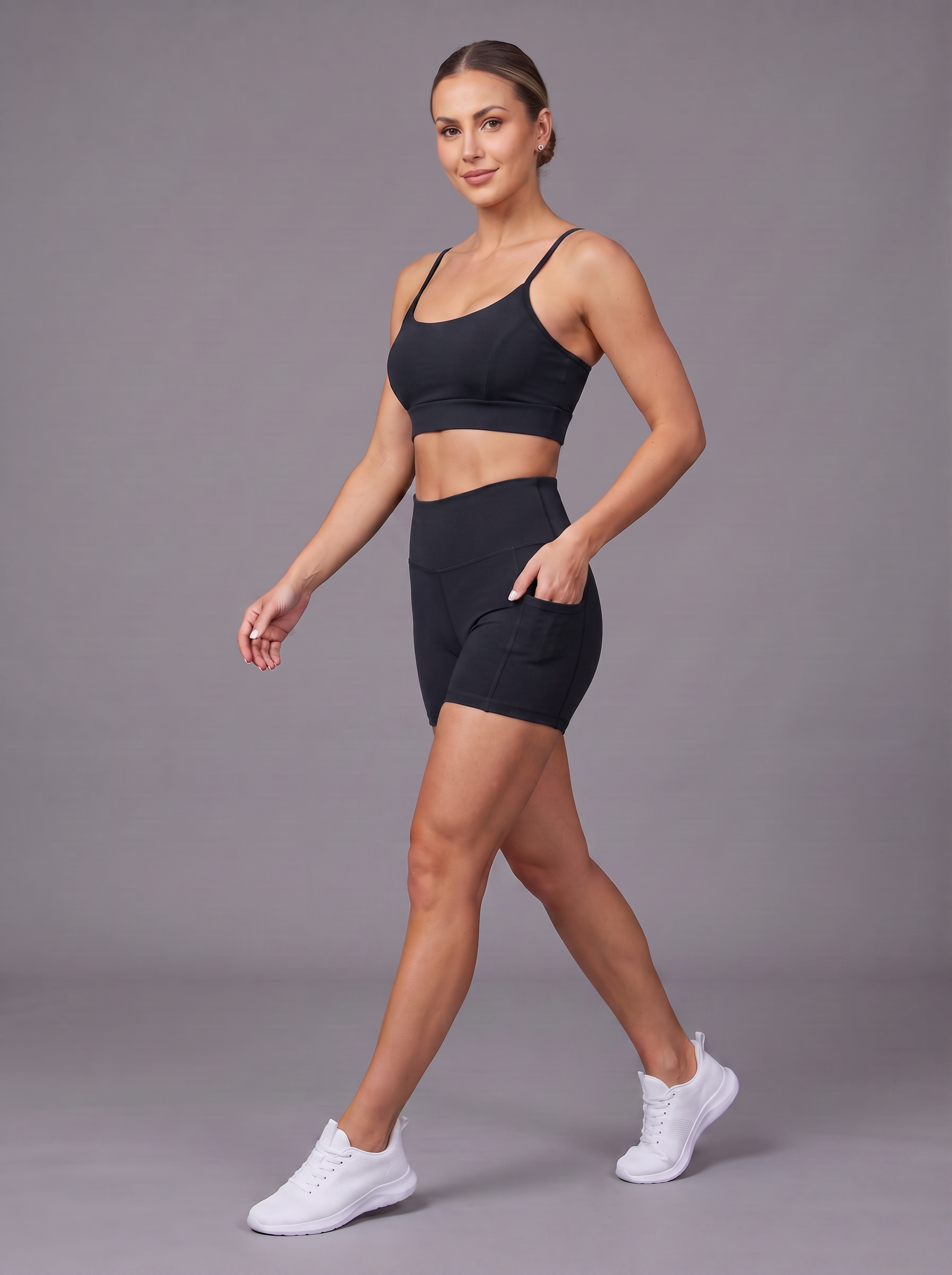 Conjunto Verão Shorts com Bolso e Top
