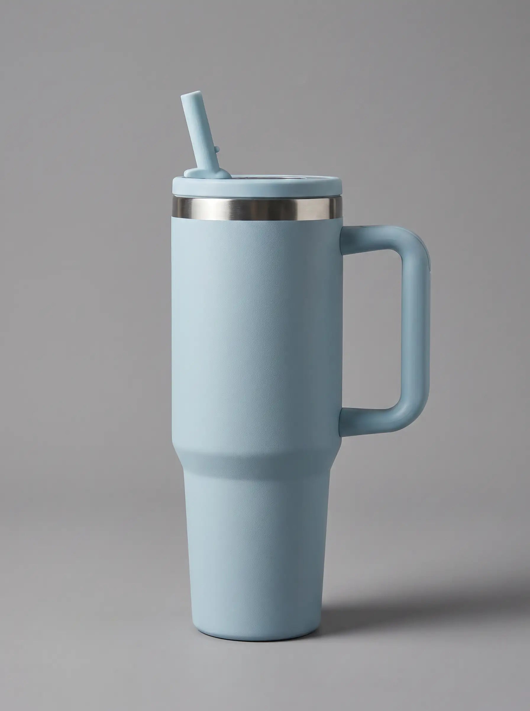 Copo Térmico 1200ml Inox com Alça e Canudo