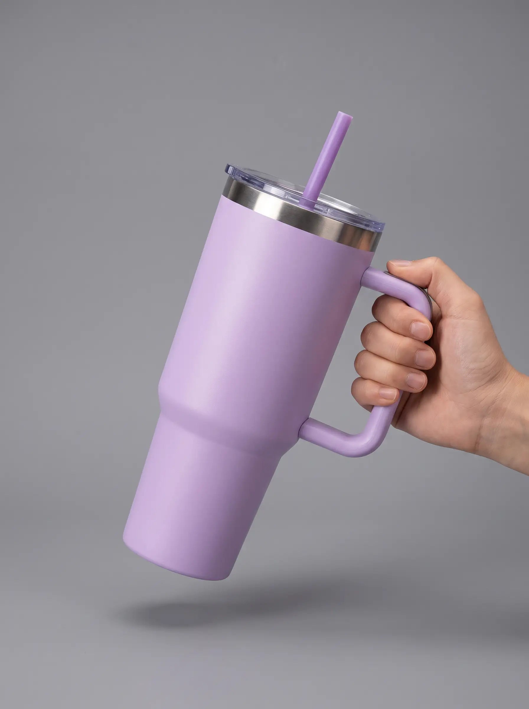 Copo Térmico 1200ml Inox com Alça e Canudo