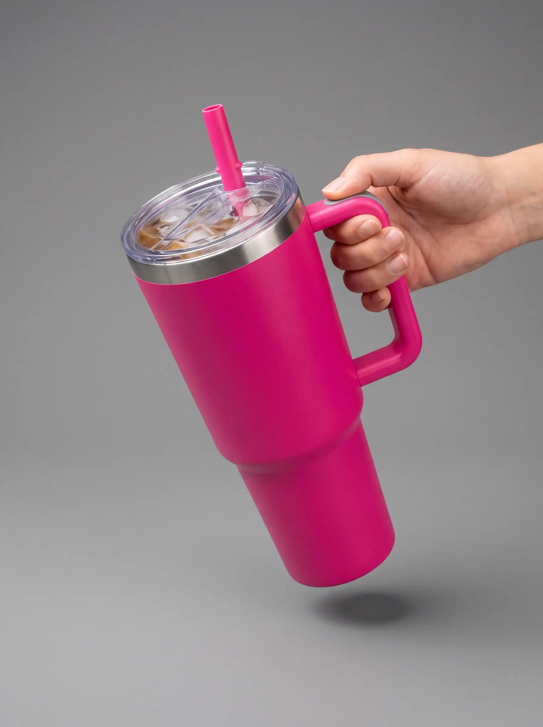 Copo Térmico 1200ml Inox com Alça e Canudo
