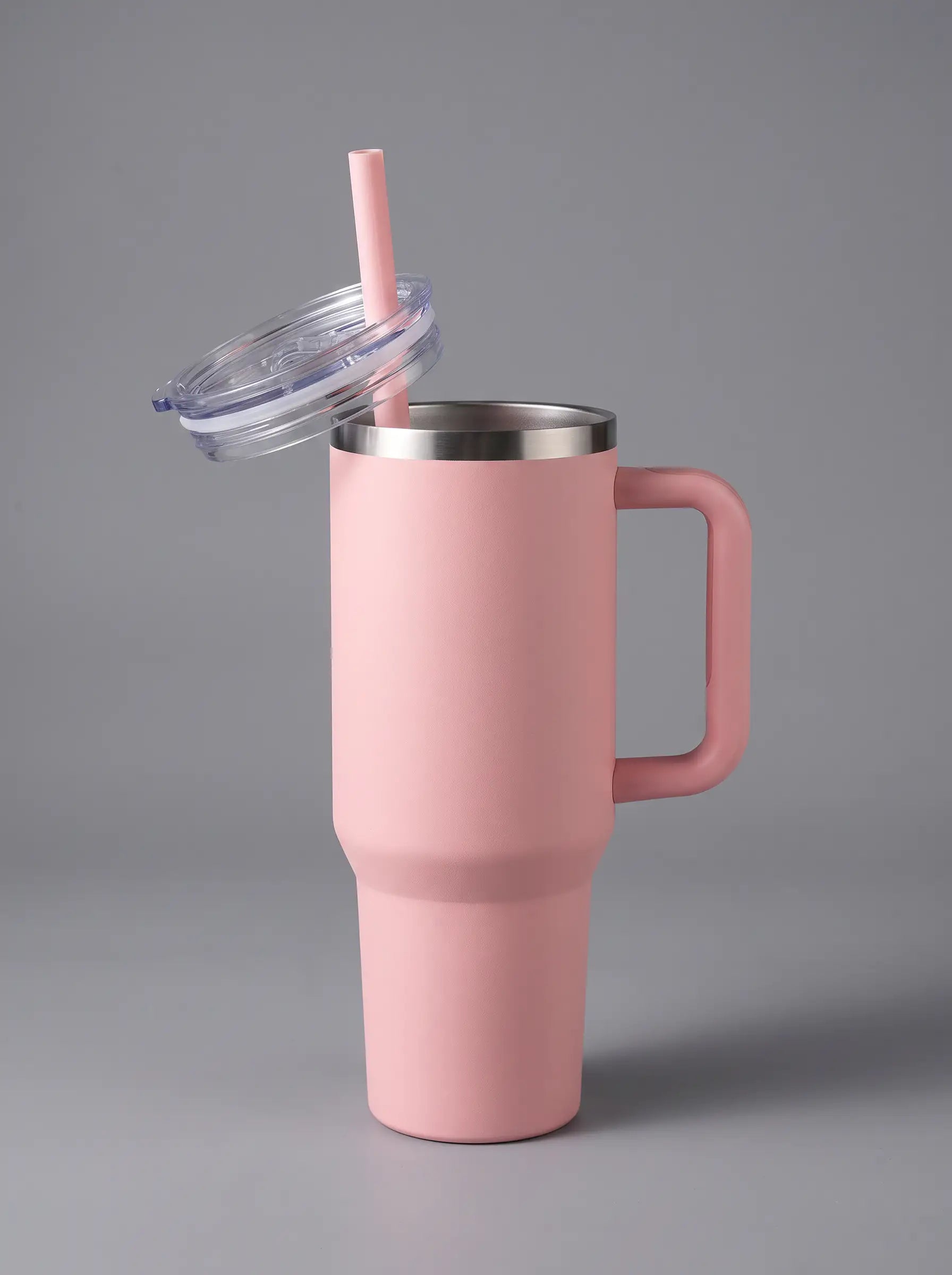 Copo Térmico 1200ml Inox com Alça e Canudo