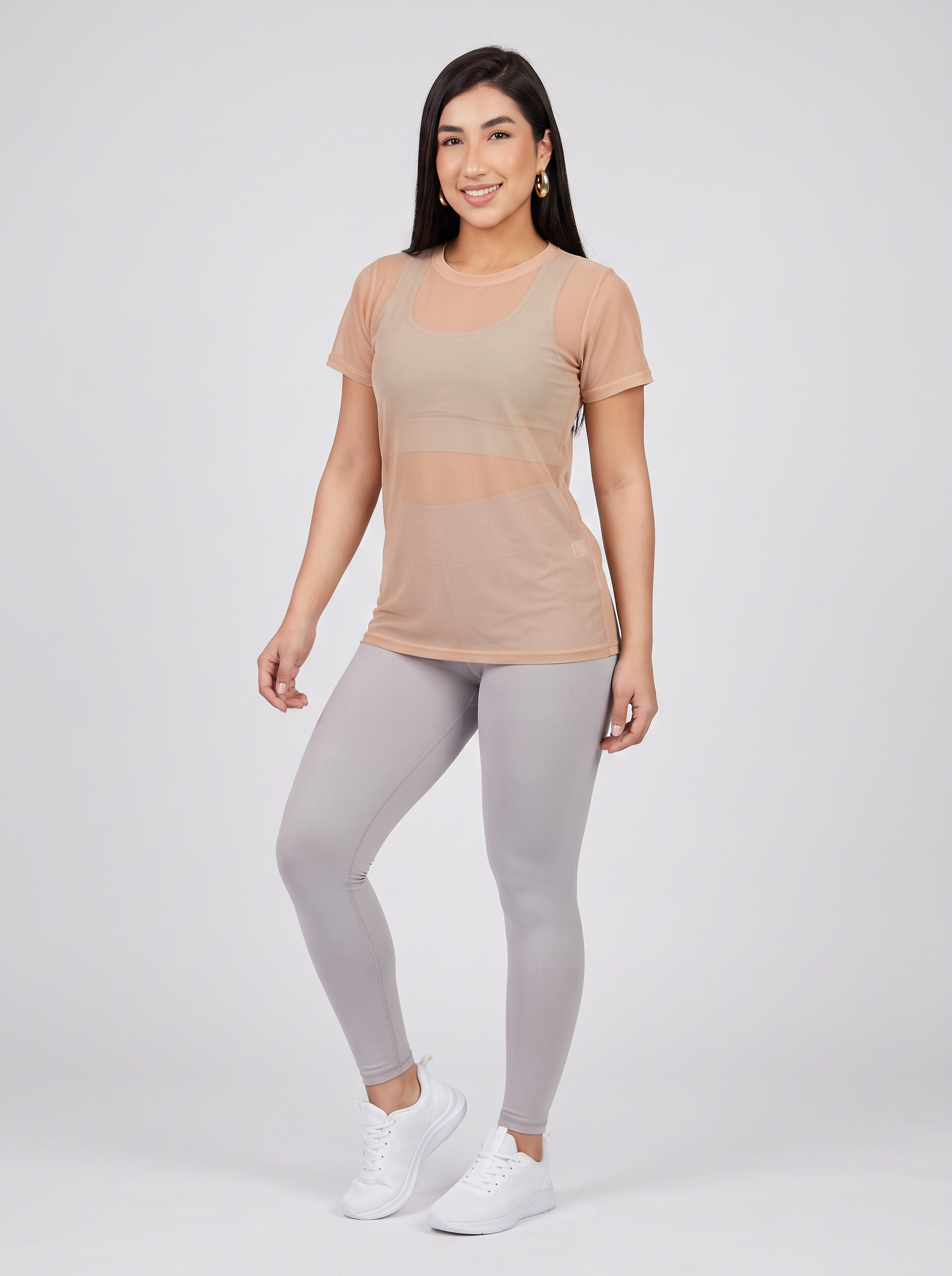 Kit 3 Camisetas de Tule para Academia