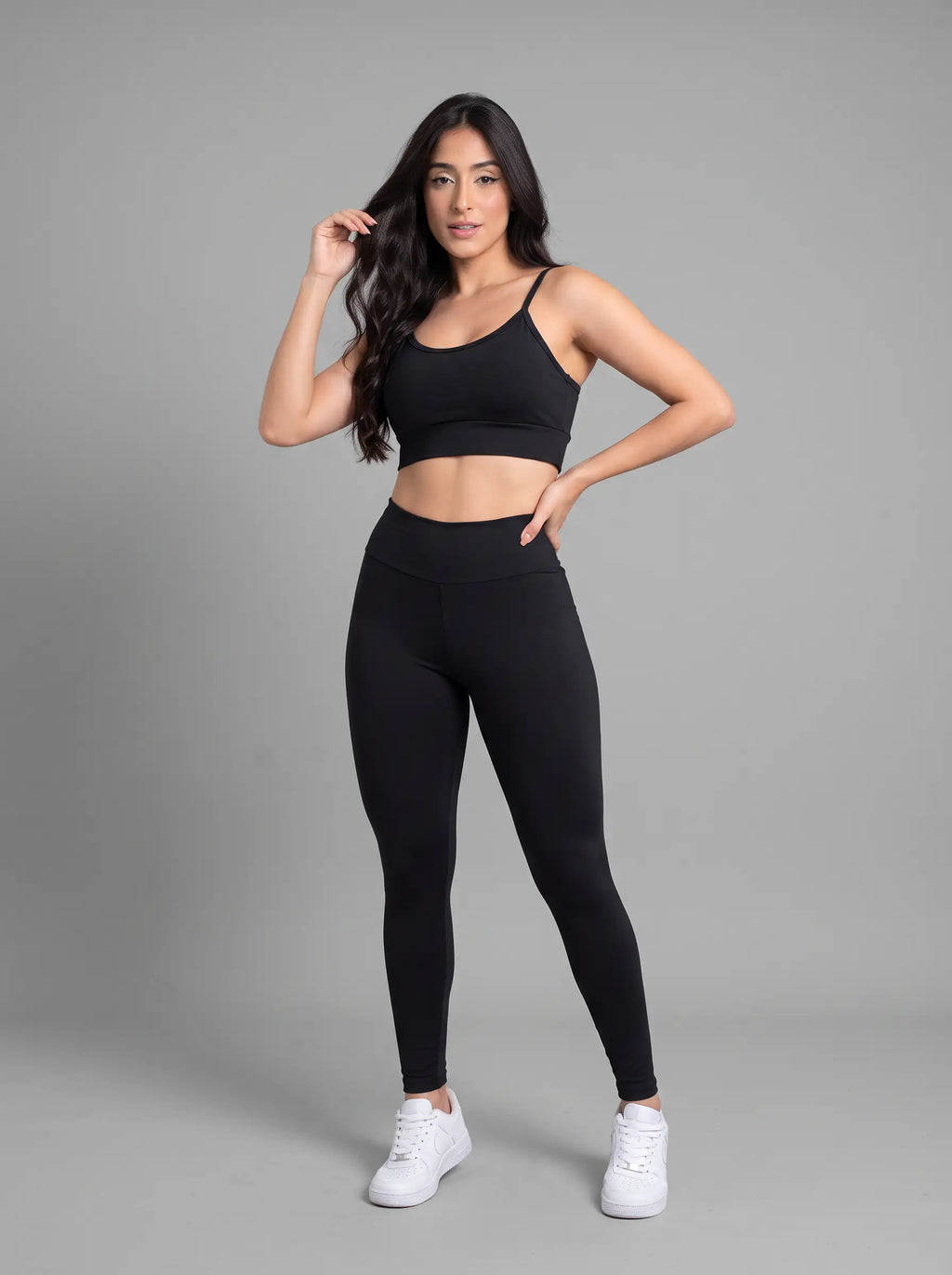 Kit 3 Peças Legging, Top e Short