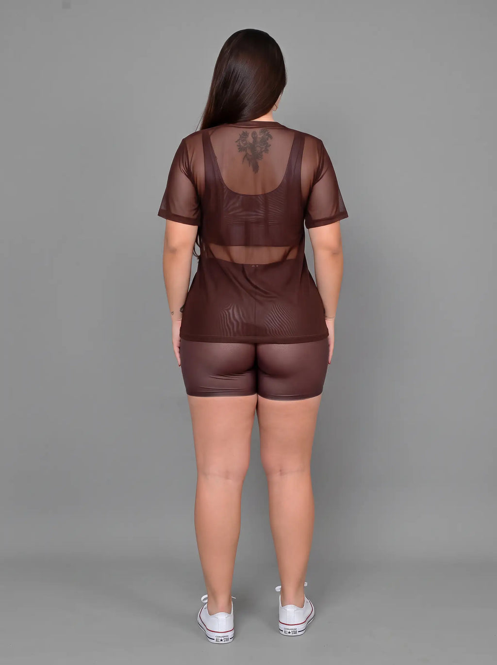 Kit 3 Camisetas de Tule para Academia
