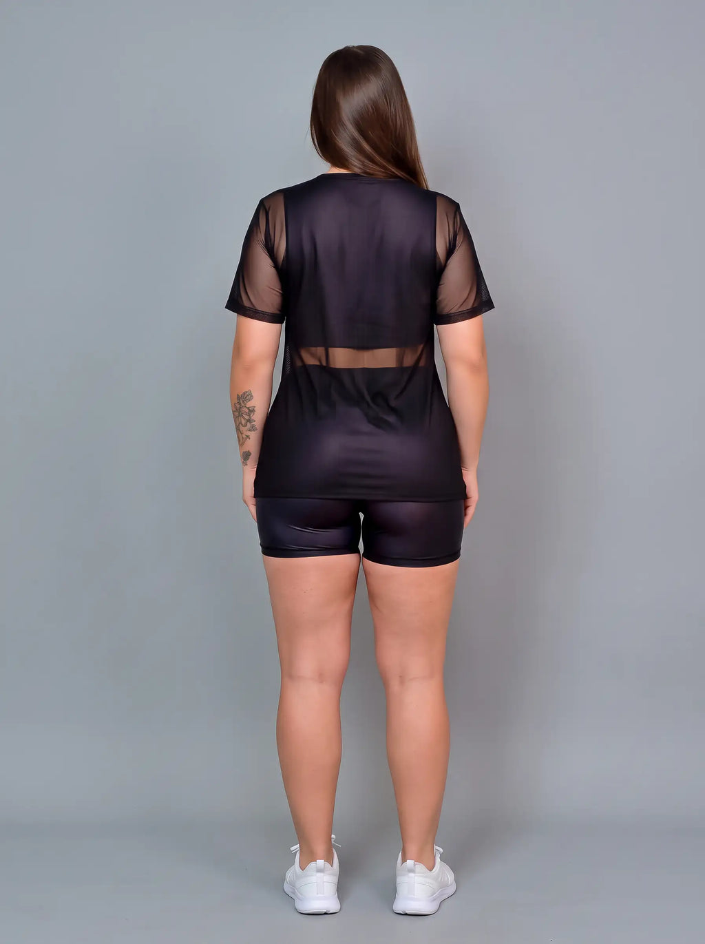 Kit 3 Camisetas de Tule para Academia