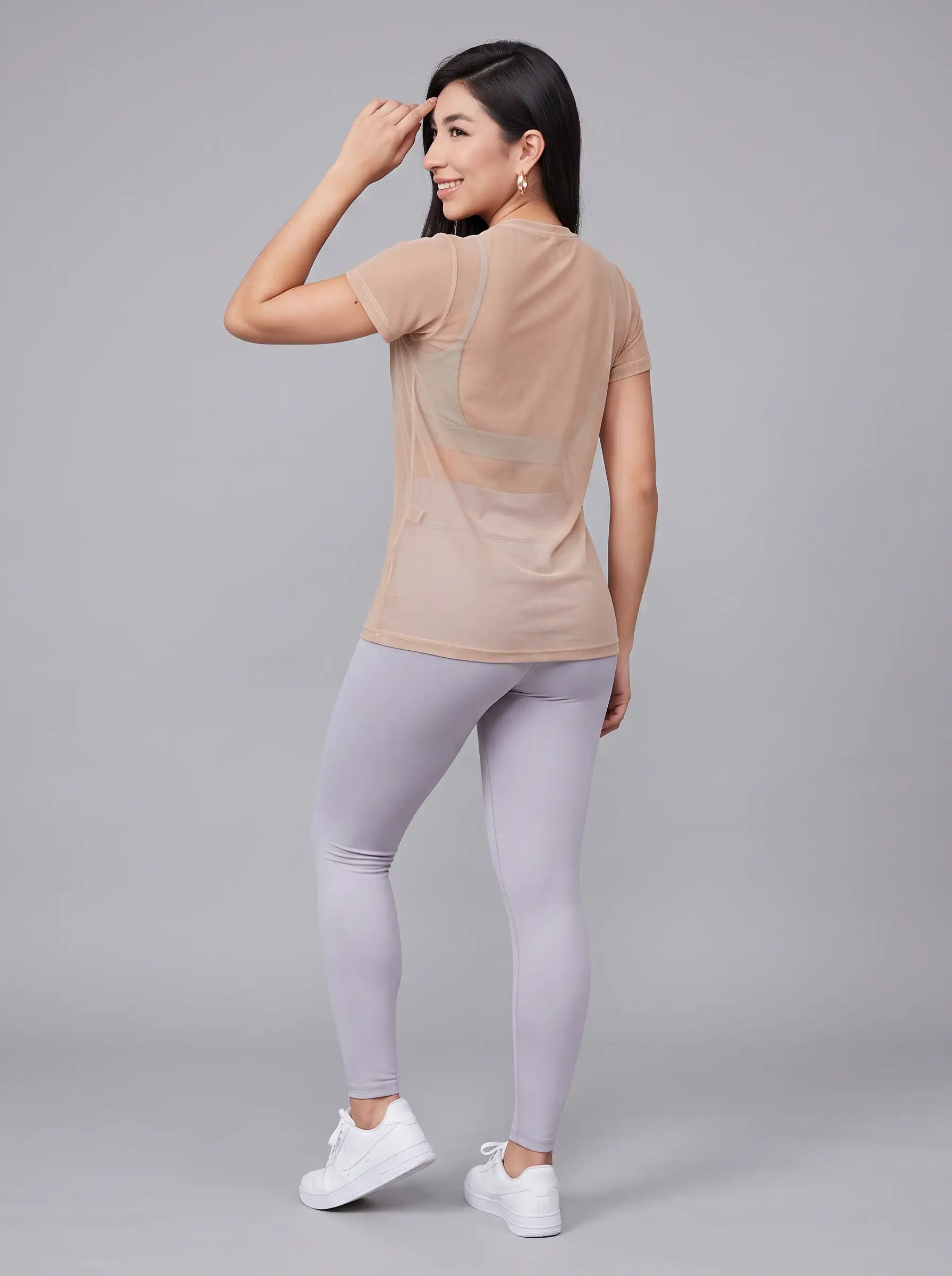 Kit 3 Camisetas de Tule para Academia