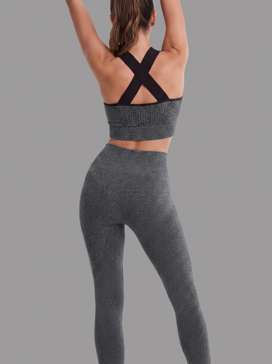Conjunto Fitness Top e Legging Microfibra
