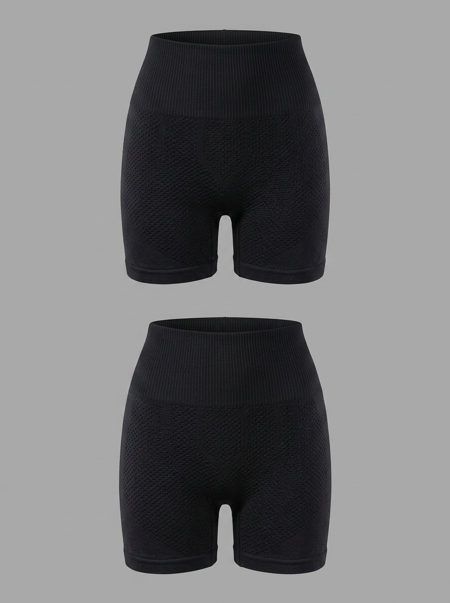 Kit 2 Shorts Fitness Sem Costura