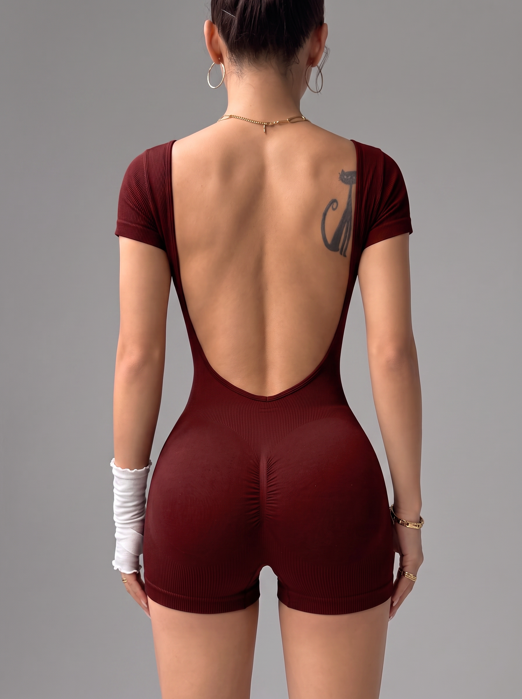 Macacão Yoga Sem Costura Alta Elasticidade
