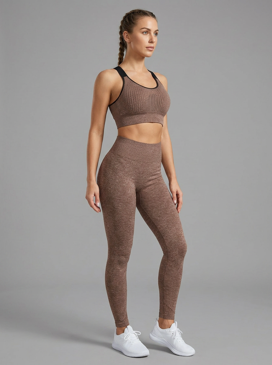Conjunto Fitness Top e Legging Microfibra
