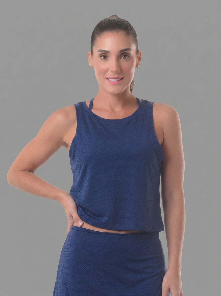 Regata Cropped Fitness Telada