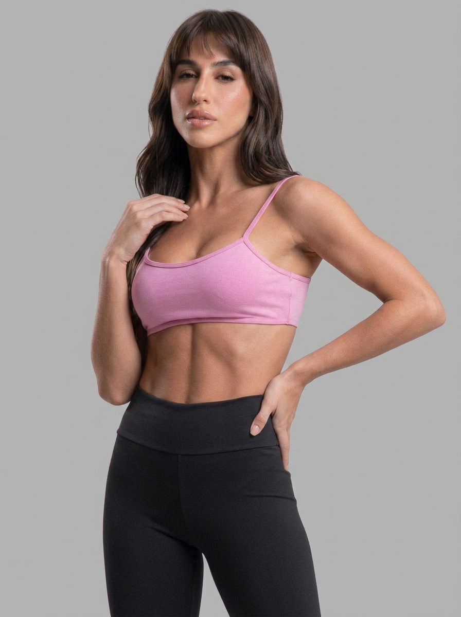 Top Fitness Costa Nua Alça Fina