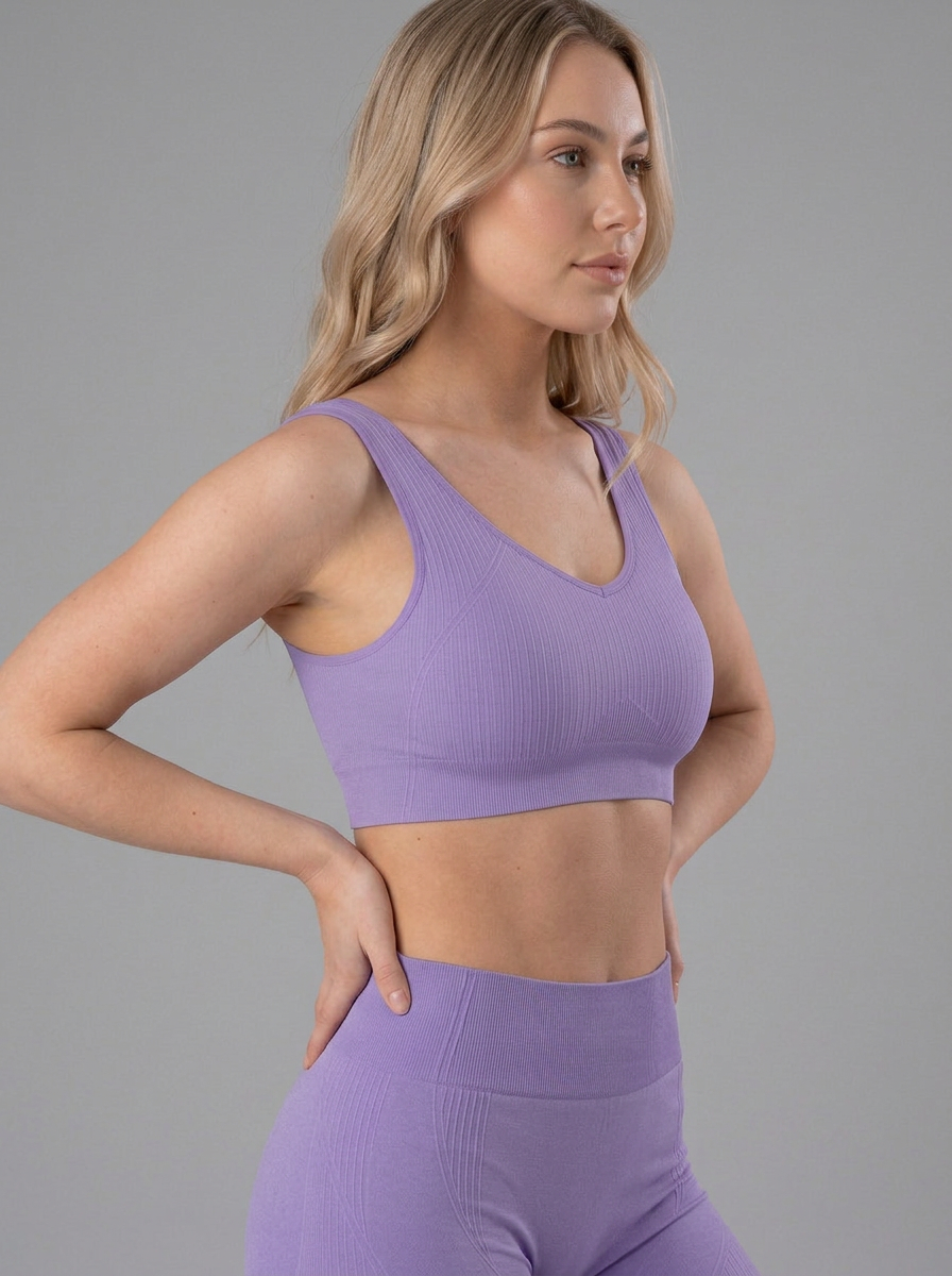 Conjunto Fitness Top e Shorts Canelado