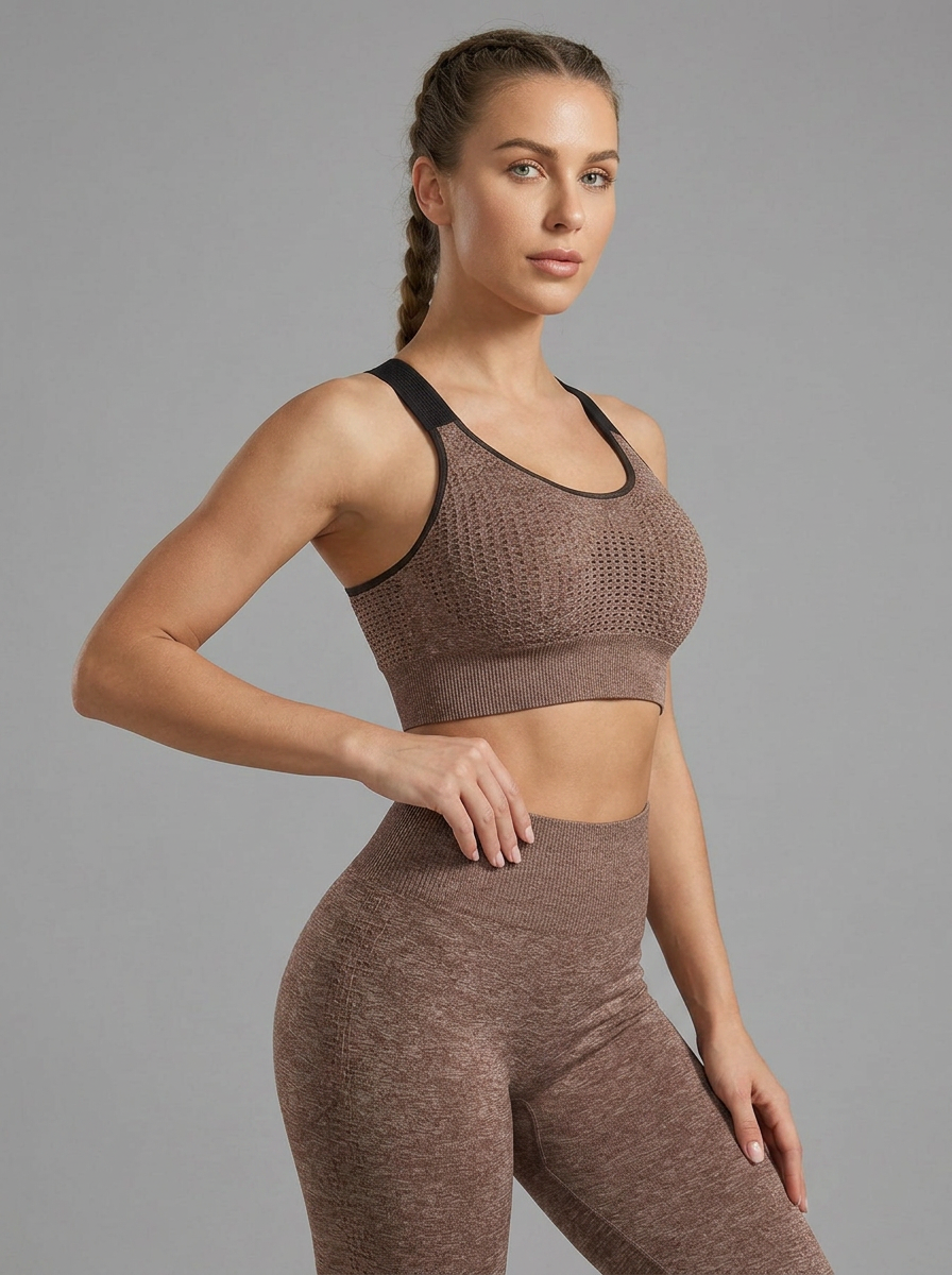 Conjunto Fitness Top e Legging Microfibra