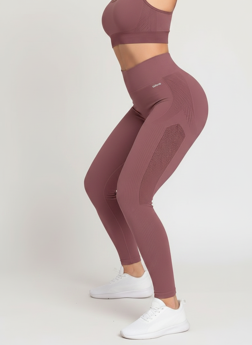 Legging Cintura Alta Microfuros