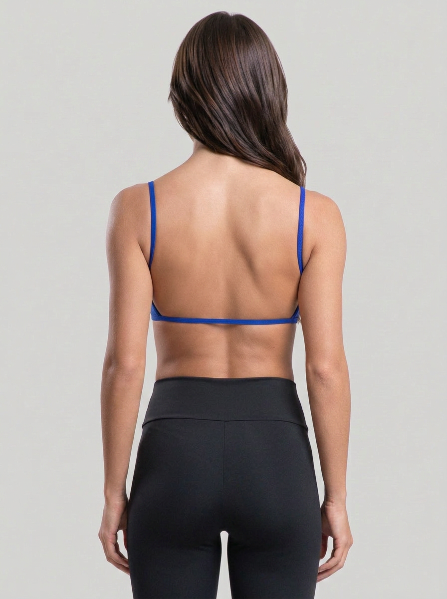 Top Fitness Costa Nua Alça Fina
