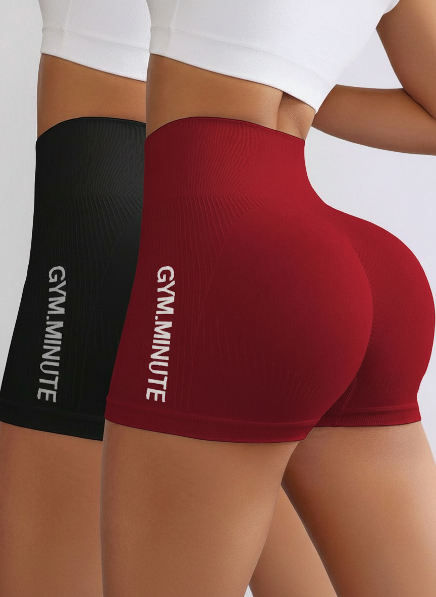 Short Fitness Cintura Alta Estampado