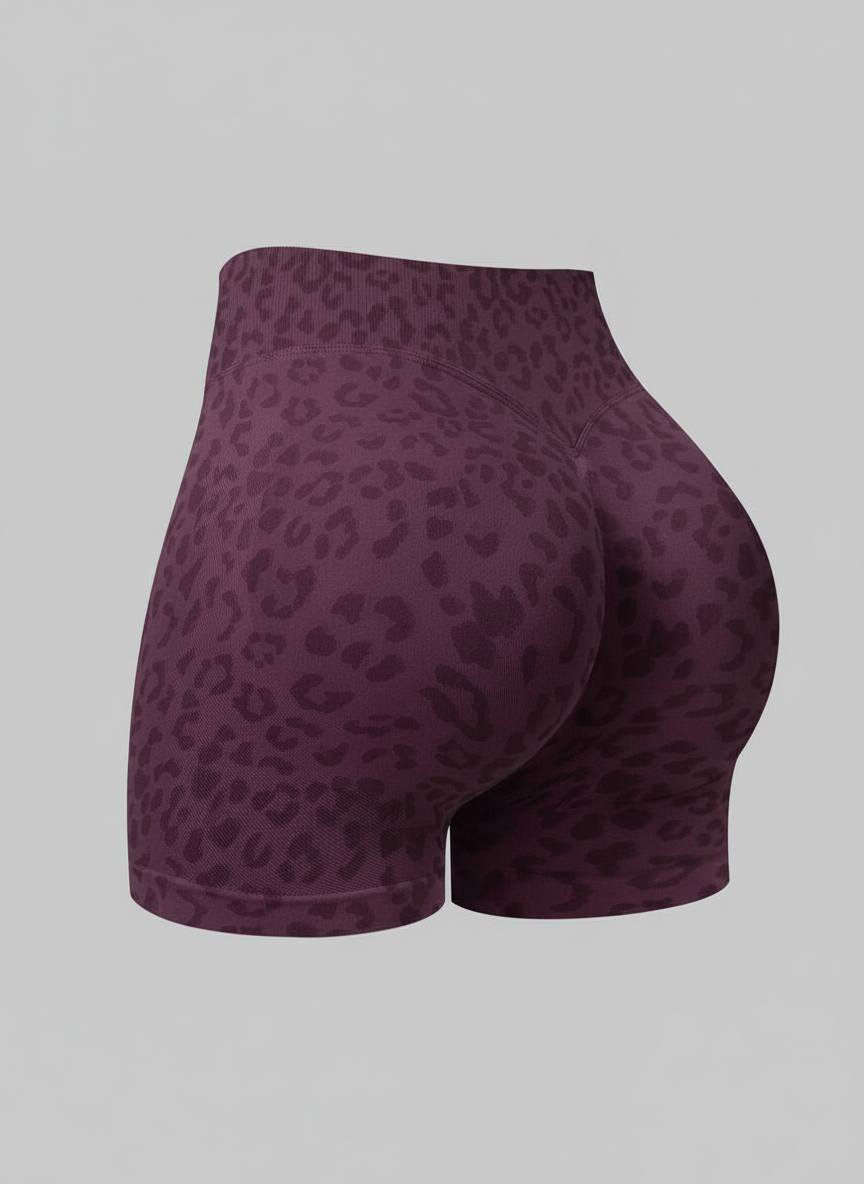 Short Esportivo Cós Contrastante Costas Franzida