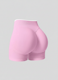 Short Esportivo Cós Contrastante Costas Franzida