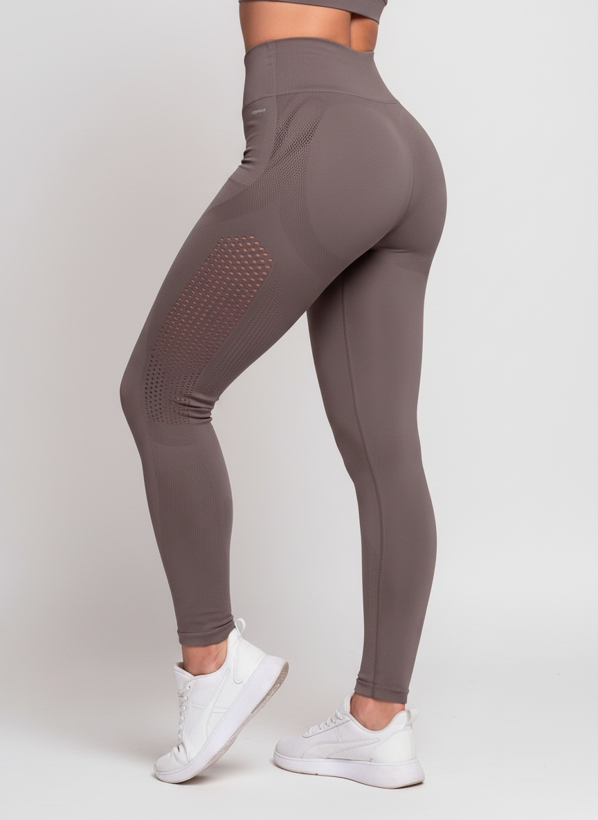 Legging Cintura Alta Microfuros