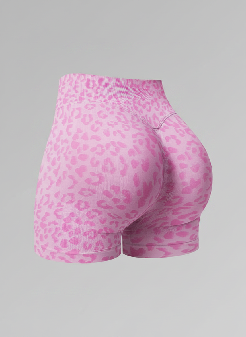 Short Esportivo Cós Contrastante Costas Franzida