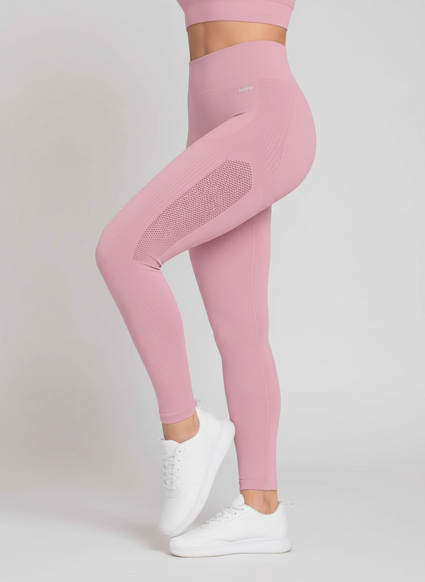 Legging Cintura Alta Microfuros