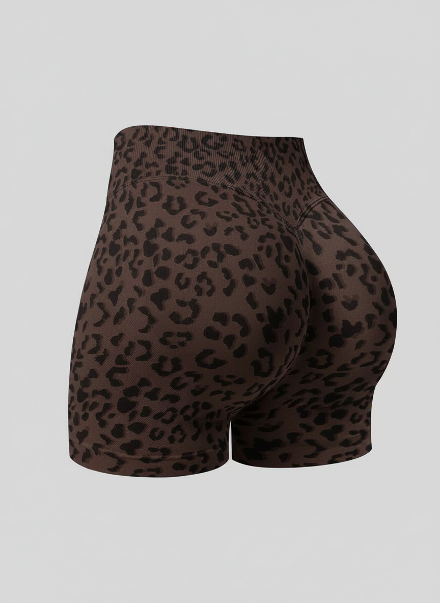 Short Esportivo Cós Contrastante Costas Franzida