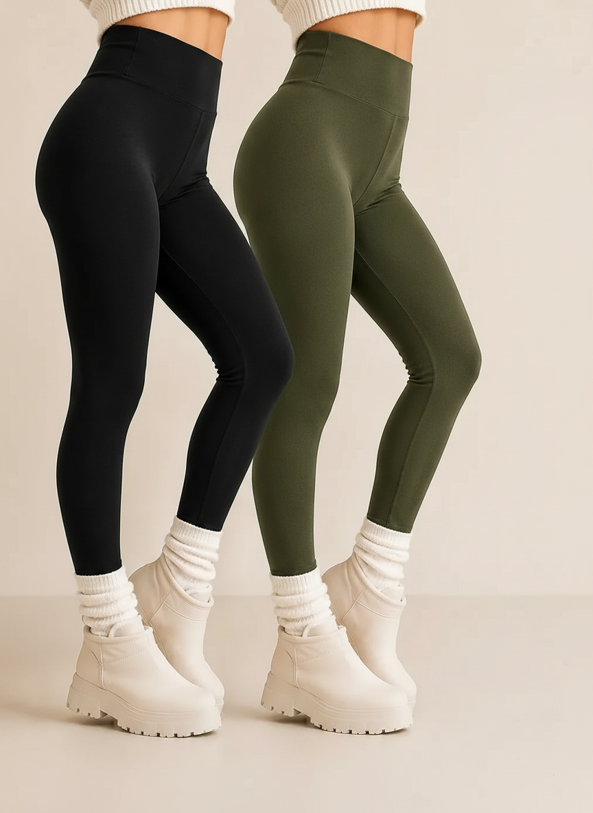 Kit 2 Leggings Flaneladas Quentinhas