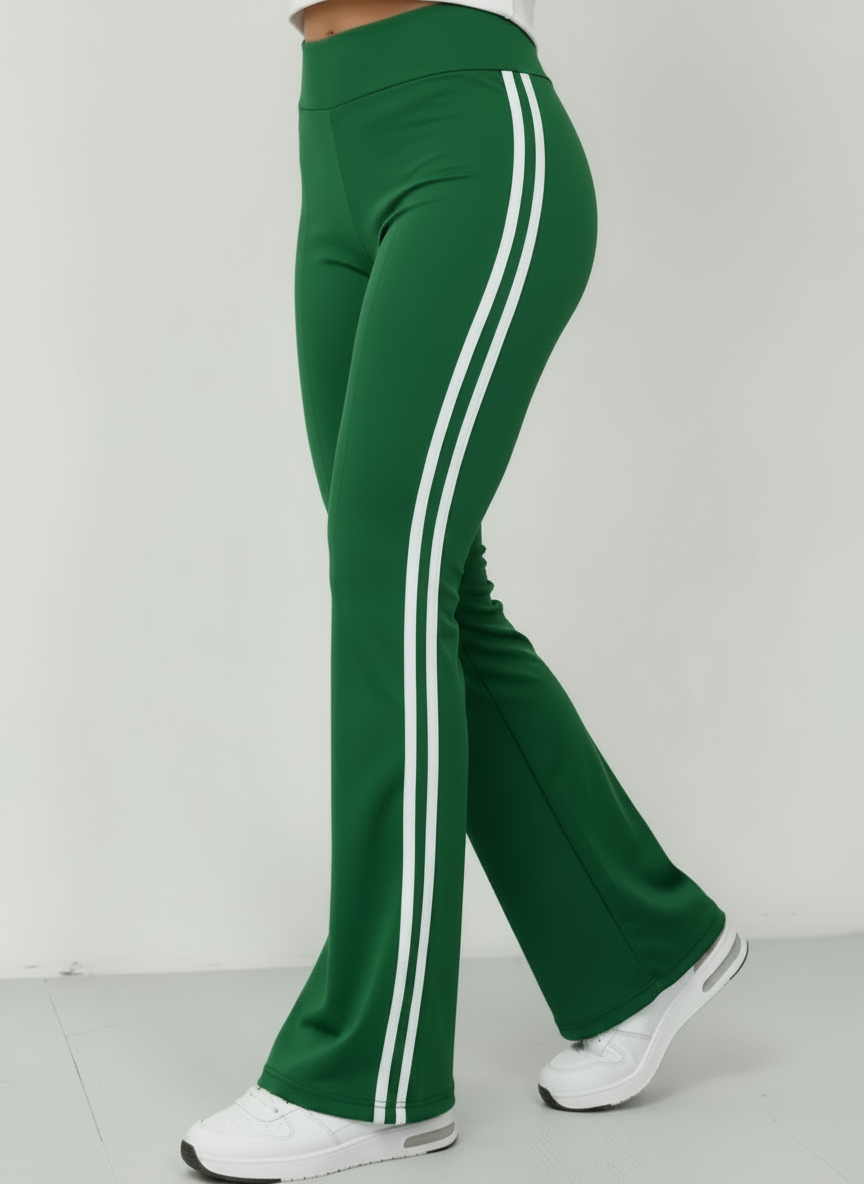 Calça Flare Bailarina Listrada
