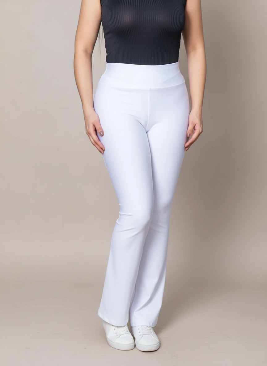 Kit 3 Leggings Flare Boca de Sino