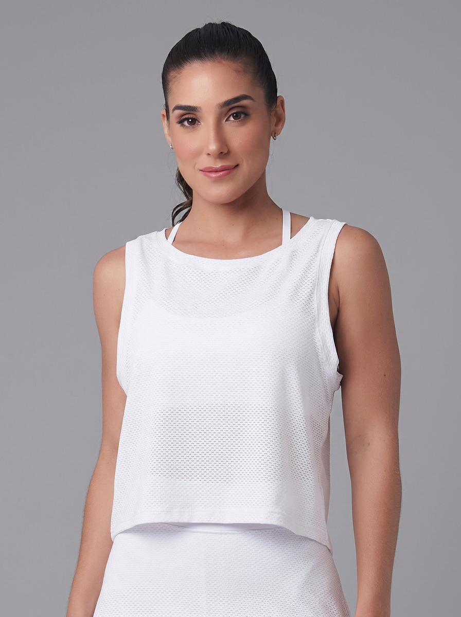 Regata Cropped Fitness Telada
