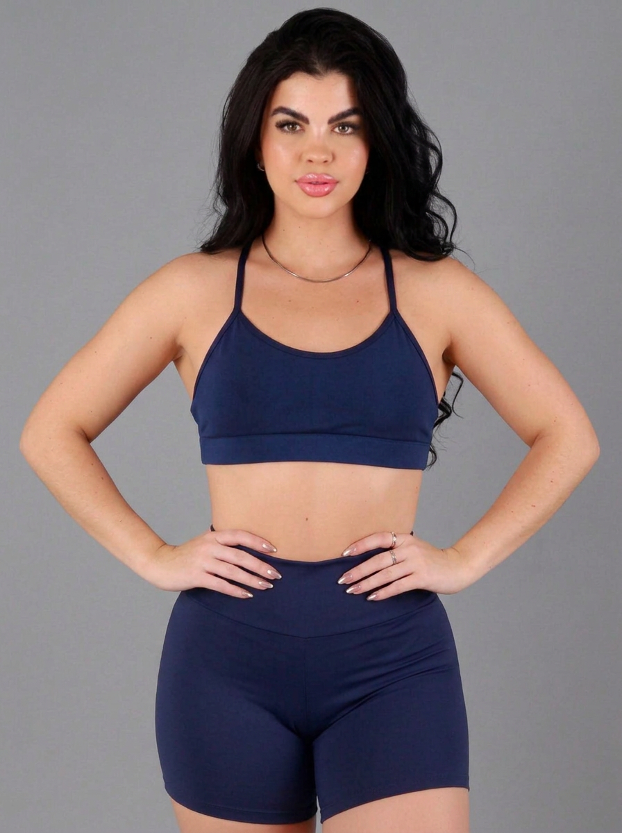 Top Fitness Costa Nua Alça Cruzada