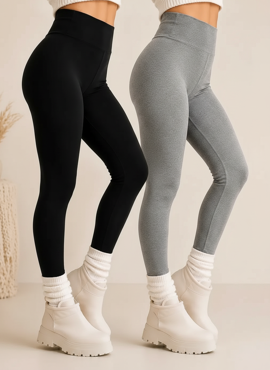 Kit 2 Leggings Flaneladas Quentinhas